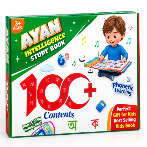 AYAN 10G+ Phonetic Learning Study Book for Kids
