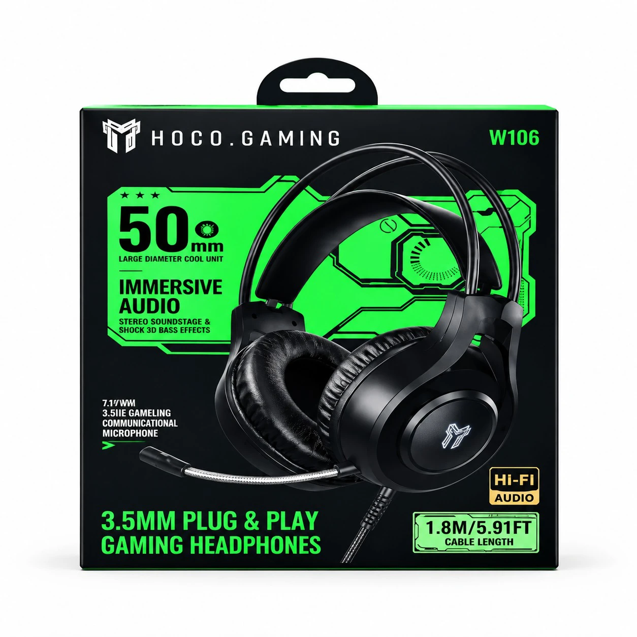 Hoco Gaming W106 Gaming Headphone