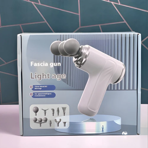3-Head Fascia Gun Light AgeDeep Tissue Massage Gun
