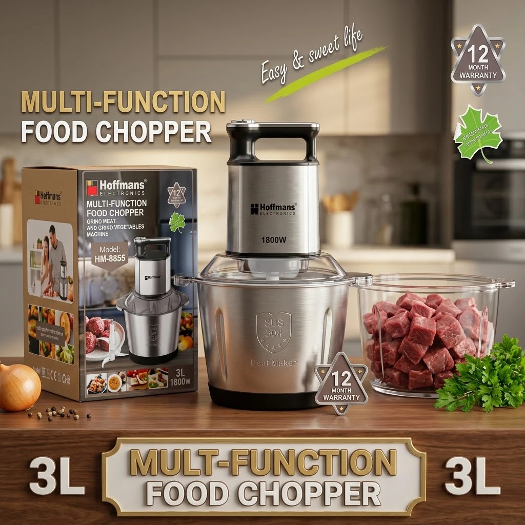 HOFFMANS HM-8855 ELECTRIC CHOPPER 3L