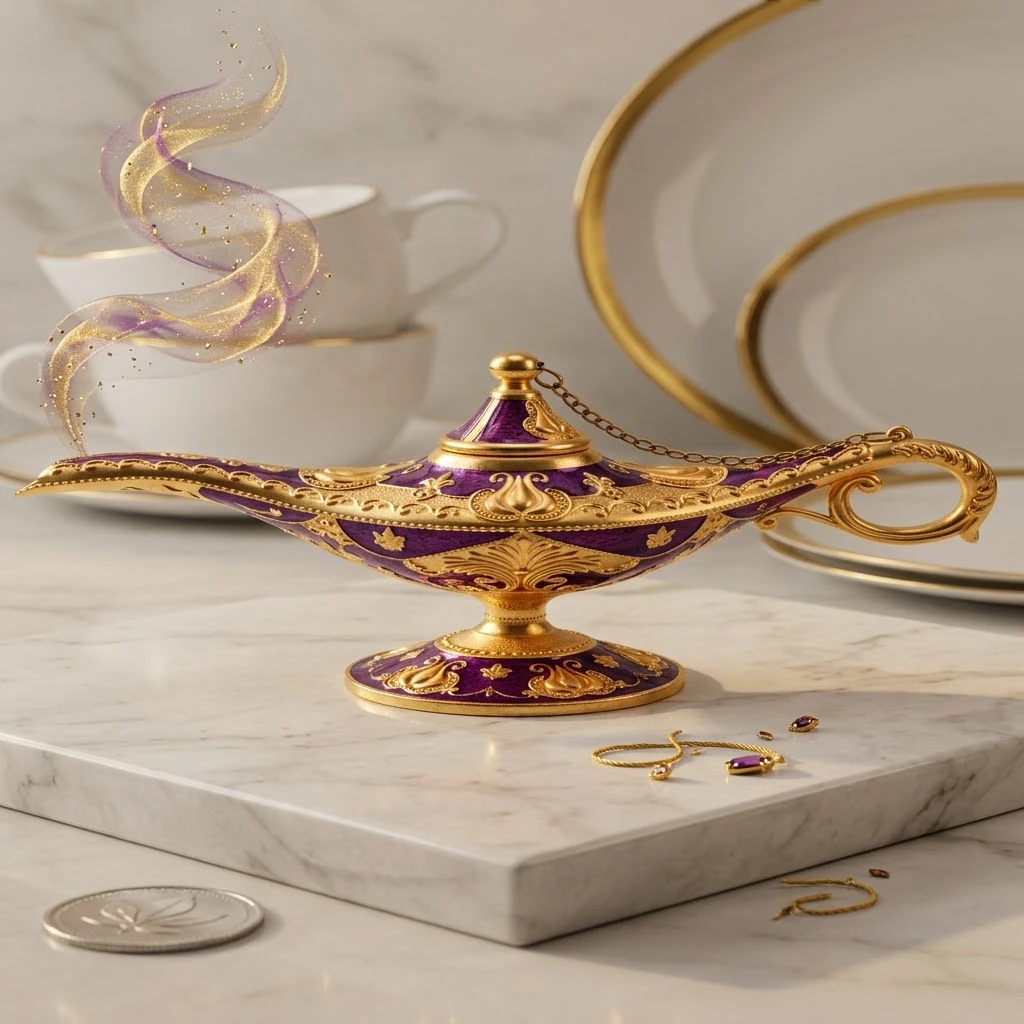 Aladdin's Magic Lamp Showpiece Small Size